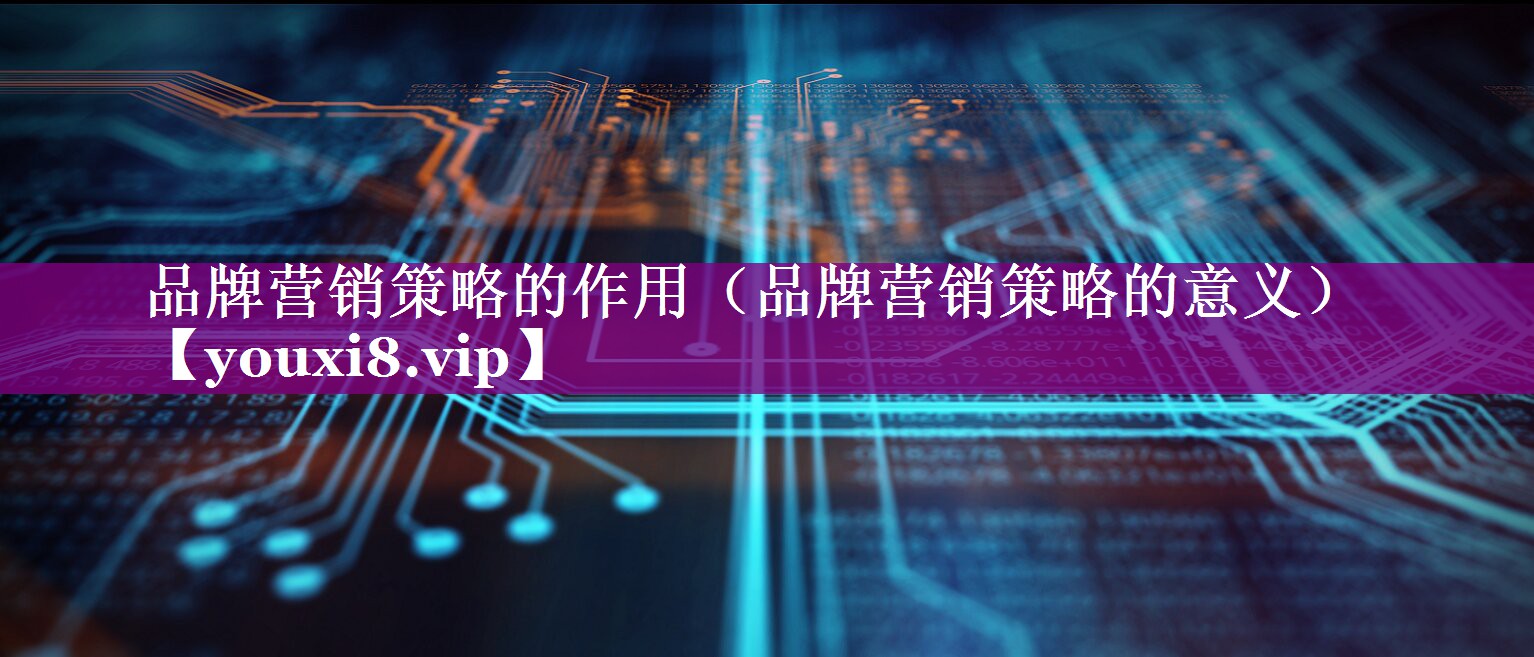 品牌营销策略的作用（品牌营销策略的意义）